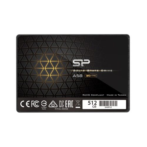 Silicon Power SSD Ace A58 512GB 2.5” 7mm, SATA 6 Gb/s, Read/Write: 500 / 450 MB/s