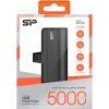 Silicon Power Akkubank - 5000mAh QD50 PowerBank Fekete (USB-C, 5V-3A, 9V-2.22A, 12V-1.67A)