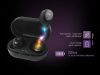 Silicon Power Blast Plug BP80 Earbuds Audio Wireless Headset, Bluetooth 5.0 True Wilreless earbuds, 4.5rs work, 70hrs standby, Bluetooth 5.0, IPX4, magnetic lid charging case, Black
