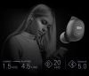 Silicon Power Blast Plug BP80 Earbuds Audio Wireless Headset, Bluetooth 5.0 True Wilreless earbuds, 4.5rs work, 70hrs standby, Bluetooth 5.0, IPX4, magnetic lid charging case, Black