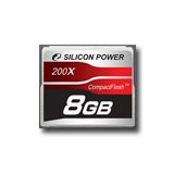 SILICON POWER Memory Flash cards 8GB Compact Flash