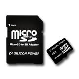 SILICON POWER Memória - Flash kártyák SILICON POWER NAND Flash Micro SDHC 8GB x 1 Class 4, 1pcs with SD Adapter