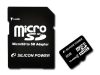 SILICON POWER Memória - Flash kártyák SILICON POWER NAND Flash Micro SDHC 8GB x 1 Class 4, 1pcs with SD Adapter