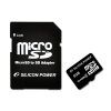 SILICON POWER Memória - Flash kártyák SILICON POWER NAND Flash Micro SDHC 8GB x 1 Class 4, 1pcs with SD Adapter