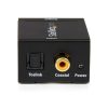 StarTech RCA (Digital Coax) Toslink Standard -> 2db RCA F/F adapter fekete