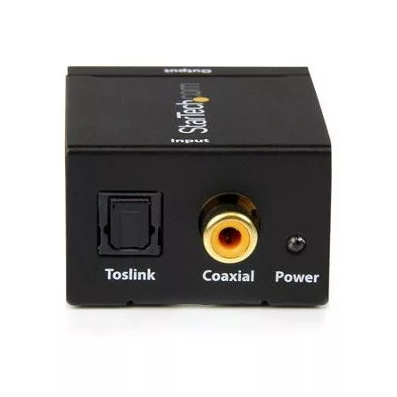StarTech RCA (Digital Coax) Toslink Standard -> 2db RCA F/F adapter fekete