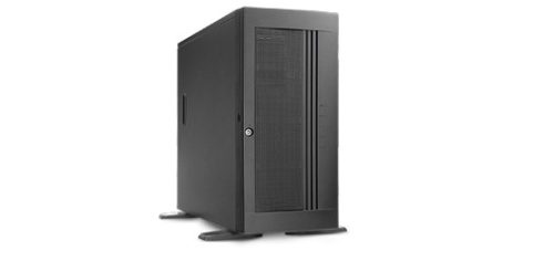 Chenbro SR105PLUS_4HSChenbro Chassis SR105+ Chenbro w/4-port12Gbps SAS&SATA BP&80mm Fan,