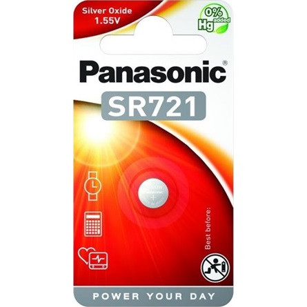 Panasonic SR-721 1,55V ezüst-oxid óraelem 1db