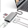 Satechi Aluminium Type-C Multi-Port Adapter (HDMI 4K,3x USB 3.0,MicroSD,Ethernet) - Space Grey
