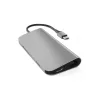 Satechi Aluminium Type-C Multi-Port Adapter (HDMI 4K,3x USB 3.0,MicroSD,Ethernet) - Space Grey