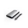 Satechi USB-C On the go adapter (1xUSB-C PD, 1x G.Ethernet,1x 4K HDMI,1x VGA,1x USB-A,1x USB-C, micro/SD) - Space Grey