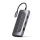Satechi Aluminium USB-C Multiport MX Adapter (Dual 4K HDMI 60Hz/30Hz, USB-C PD 100W, RJ45, 1xUSB-C , 2xUSB, SD, jack)