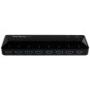 StarTech 8 portos USB3.0 hub fekete