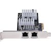 StarTech AQC113CS 10Gb/s PCIe x4 Dual RJ45 hálózati adapter low profile