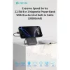 Devia Extreme Speed Series Magnetic 4in1 22.5W powerbank/állvány - Type-C - 10.000 mAh - ezüst