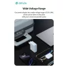 Devia Extreme Speed Series 100W GaN PD hálózati gyorstöltő adapter USB+3xType-C - fehér