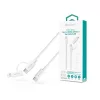 Devia Smart Series 60W+27W PD Type-C/Type-C + Lightning adat- és töltőkábel 1.2m- fehér