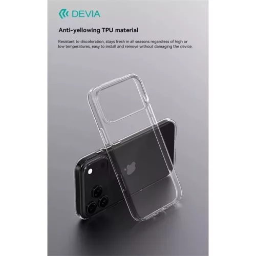 Devia Naked Series szilikon tok - Apple iPhone 17 - átlátszó