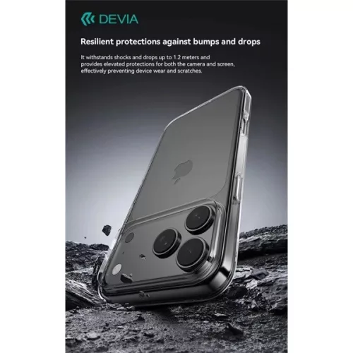 Devia Naked Series szilikon tok - Apple iPhone 17 - átlátszó