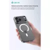 Devia Crystal Series Magnetic 360° kameravédős ütésálló tok - Apple iPhone Air - átlátszó