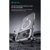 Devia Crystal Series Magnetic 360° kameravédős ütésálló tok - Apple iPhone 17 Pro - átlátszó