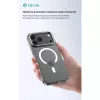 Devia Crystal Series Magnetic 360° kameravédős ütésálló tok - Apple iPhone 17 Pro - átlátszó