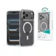 Devia Crystal Series Magnetic 360° kameravédős ütésálló tok - Apple iPhone 17 Pro Max - átlátszó