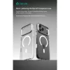 Devia Crystal Series Magnetic 360° kameravédős ütésálló tok - Apple iPhone 17 Pro Max - átlátszó