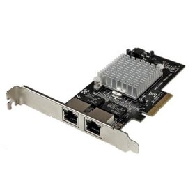   StarTech Dual Port PCI-E x4 10/100/1000Mbps hálózati szerver adapter low profile