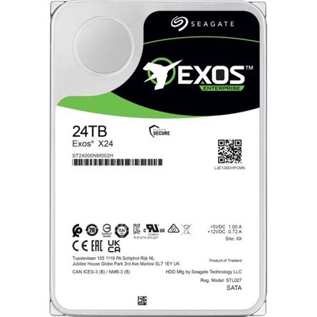 SEAGATE HDD Server Exos X24 512E/4KN (3.5'/ 24TB/ SATA 6Gb/s / 7200rpm) ISE