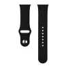 Devia Apple Watch Series 10 42mm DEVIA DELUXE SPORT pótszíj egyedi méret, állítható, FEKETE