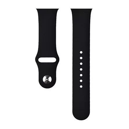Devia Apple Watch Series 10 42mm DEVIA DELUXE SPORT pótszíj egyedi méret, állítható, FEKETE