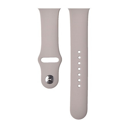 Devia Apple Watch Series 10 46mm DEVIA DELUXE SPORT pótszíj egyedi méret, állítható, VILÁGOSSZÜRKE
