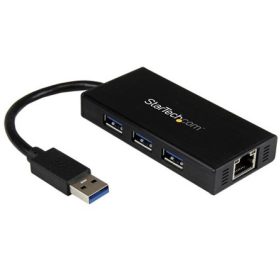  StarTech USB3.0 10/100/1000Mbps hálózati adapter + 3-Port USB3.0 HUB
