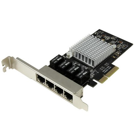 StarTech 1Gb/s PCIe x4 Quad RJ45 hálózati adapter low profile