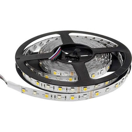 OPTONICA LED Szalag 5050, 14,4 W/m, RGB+meleg fehér fény, 1000Lm/W, beltéri, 5m – 4314