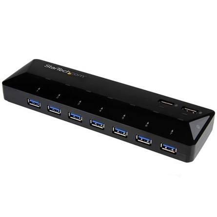 StarTech USB3.0 HUB +2x2.4A töltő port