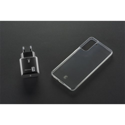 CellularLine Startkit (töltő+átlátszó tok) Samsung Galaxy S22+