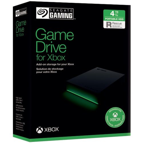 Seagate Merevlemezek - külső SEAGATE Game Drive (4TB, 2.5", USB 3.2 Gen 1) Black