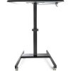 StarTech MOBILE STANDING DESK -PORTABLE SIT STAND ERGONOMIC ROLLING CART