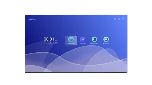 Newline STV+ 115 - 115" LFD kijelző panel, 24/7h üzemidő, Andorid 14, CAST+