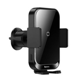   Baseus Halo Electric szellőzőrácsra rögzíthető vezeték nélküli autós telefon gyorstöltő és tartó