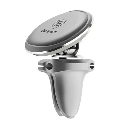 BASEUS autós tartó szellőzőre, 360°, EZÜST