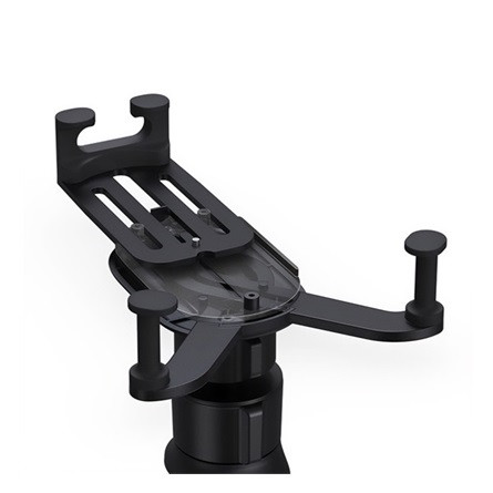 Baseus 15W telefon vezeték nélküli töltő adapter / autós tartó fekete