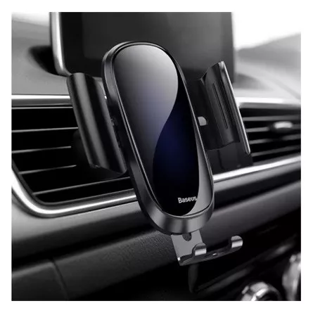 BASEUS FUTURE GRAVITY autós tartó szellőzőre, 4-6" méret, FEKETE