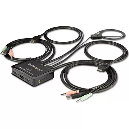 StarTech 2 PORT HDMI KVM SWITCH - 4K60 USB 4K 60HZ - OS INDEPENDENT