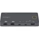 StarTech 2 PORT HYBRID USB-C KVM SWITCH KVM SWITCH - 4K 60HZ HDMI 2.0