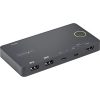 StarTech 2 PORT HYBRID USB-C KVM SWITCH KVM SWITCH - 4K 60HZ HDMI 2.0