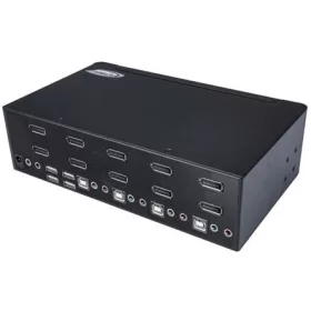   StarTech 4PT DUAL DP KVM SWITCH 4K60 KVM SWITCH - 4K60 - 4 PORT       IN