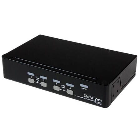 StarTech 4 portos 1U USB2.0 KVM switch